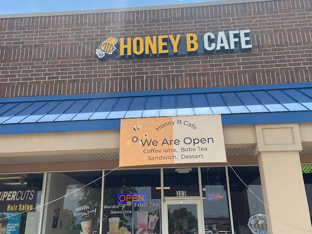 The Honey B Café storefront in McKinney